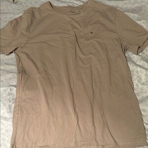 Tommy Hilfiger Men's Beige Short Sleeve Tee